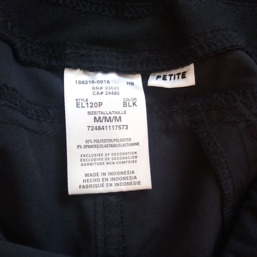 Solid Black Stretchy Flowy Comfy Versatile Silky … - image 7